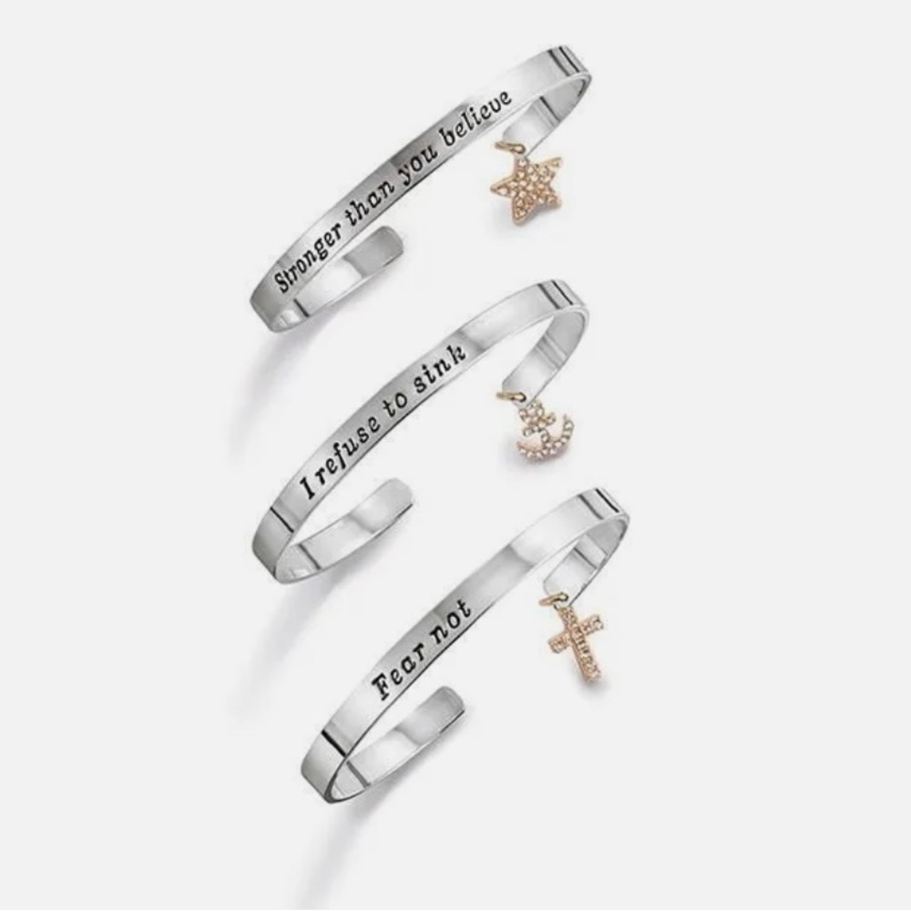 Avon bracelet My truth Charm bracelet Cross